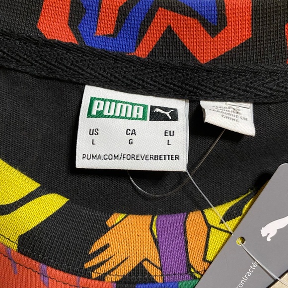 Puma Downtown Pride AOP Tee - Picture 4 of 6